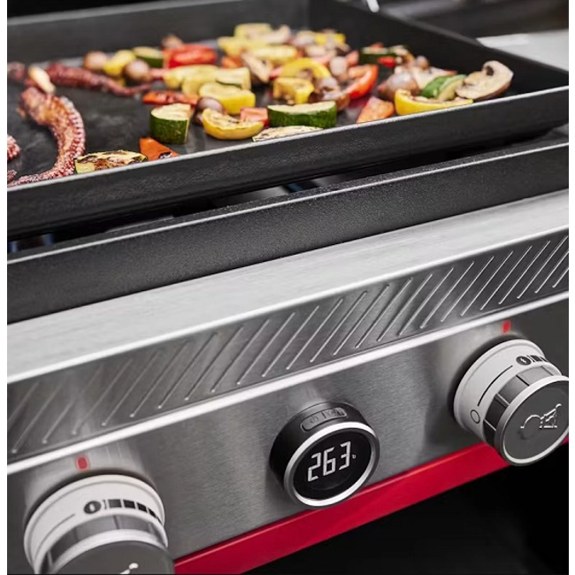 Vendita online Piastra cottura a gas Weber Slate GPD da 76 cm con supporto